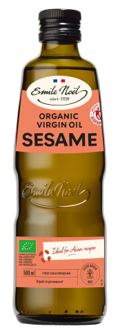 EMILE NOEL Organic Virgin Sesame Oil, Fairtrade 500ml