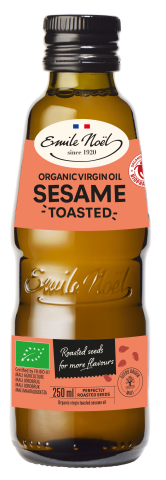 EMILE NOEL Organic Virgin Toasted Sesame Oil, Fairtrade 250ml
