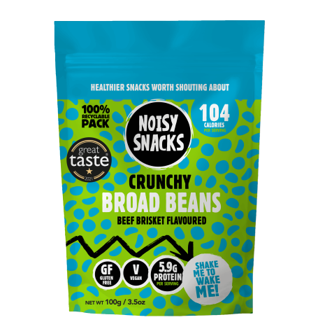 Noisy Snacks Crunchy Broad Beans Beef Brisket (100g)