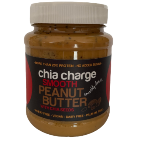 Chia Charge Peanut Butter with Chia Seeds Smooth (350g)