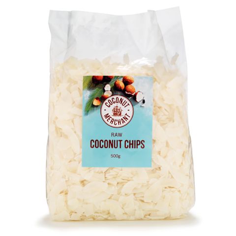 Coconut Merchant Organic Plain Coconut Flakes (500g)