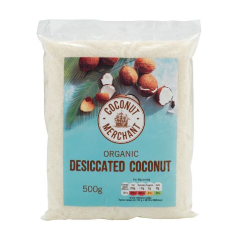 Coconut Merchant Organic Desiccated Coconut (500g)