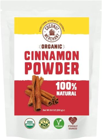 Coconut Merchant Organic Ceylon Cinnamon Powder (250g)