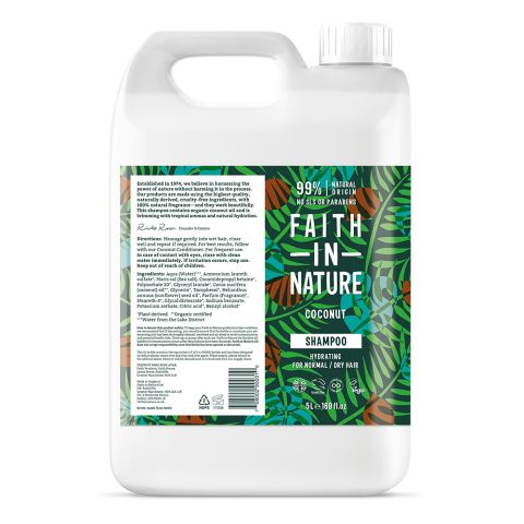 Faith In Nature Coconut Shampoo (5ltr)