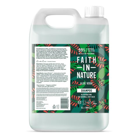 Faith In Nature Aloe Vera Shampoo (5ltr)
