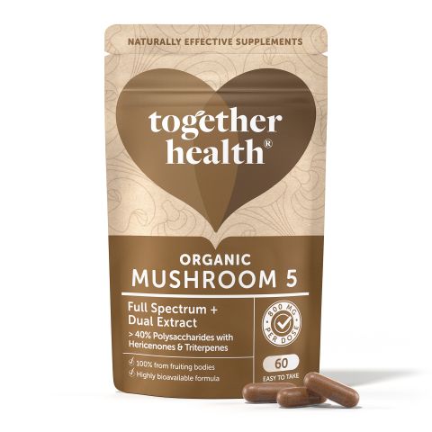 Together Health Organic Mushroom 5  (60caps)