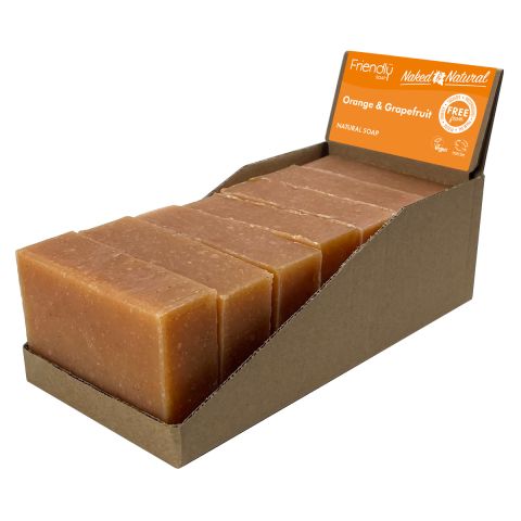 Friendly Soap Naked & Natural Soap Orange Grapefruit (95g)