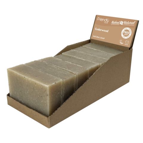 Friendly Soap Naked & Natural Bath Soap Cedarwood (95g)