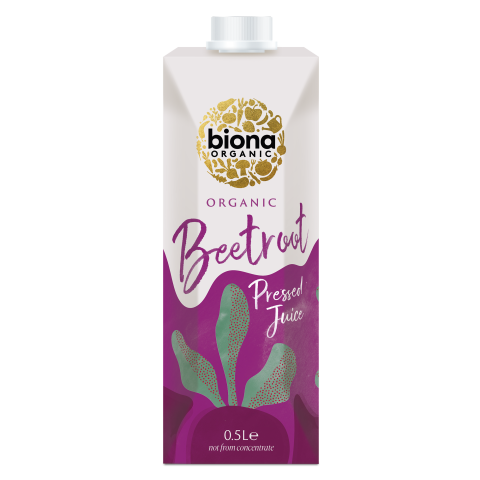 Biona Organic Beetroot Juice - Pressed - Tetra (500ml)