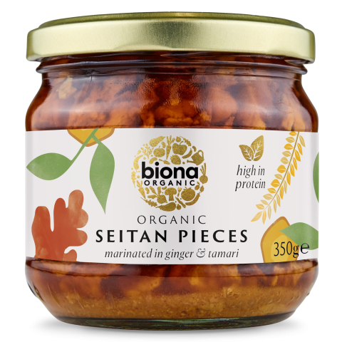 Biona Organic Seitan with Soya sauce & Ginger (350g)