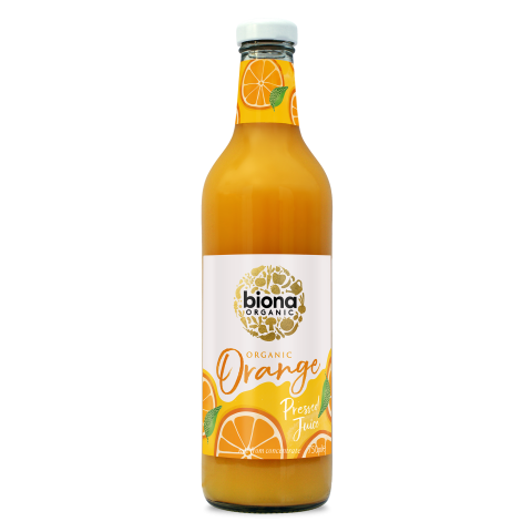 Biona Organic Orange Juice - Pressed (750ml)