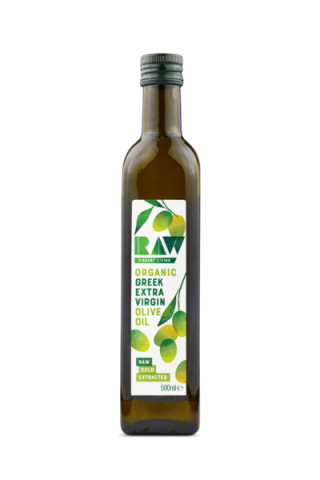 Raw Vibrant Living Org Greek Ex/Virgin Olive Oil (500ml)