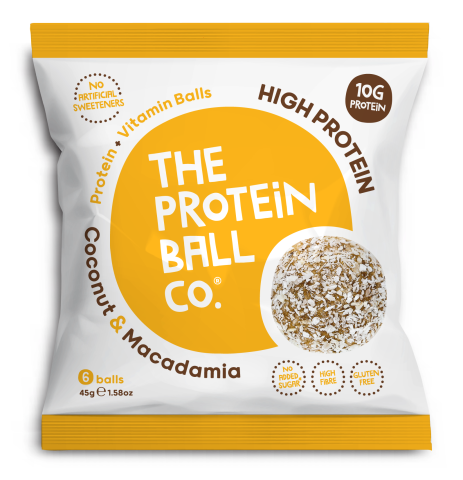 The Protein Ball co C/nut Macadamia Pro + Vit Balls (45g)