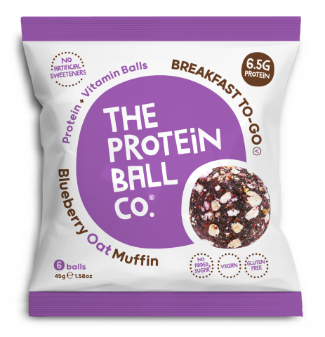The Protein Ball co Blueberry Oat Muffin Vit Balls (45g)