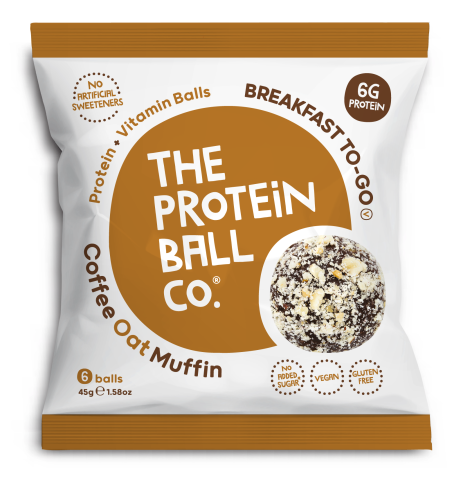The Protein Ball co Coffee Oat Muffin Vit Balls (45g)