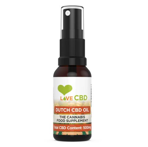 Love CBD 500mg Dutch CBD Oil (20ml)