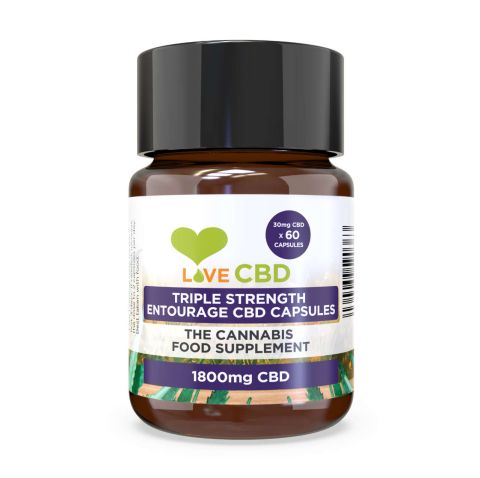 Love CBD Triple Entourage CBD Capsules (60caps)