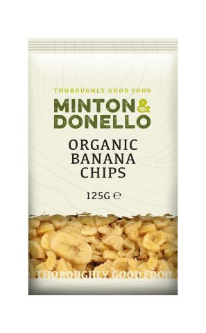 Minton & Donello Organic Banana Chips (125g)