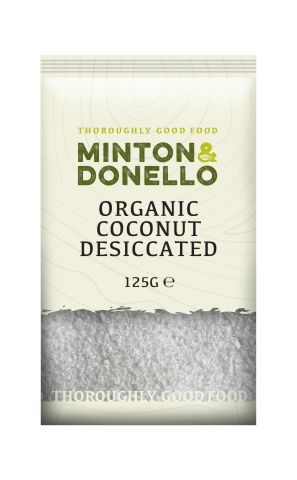 Minton & Donello Organic Coconut Desiccated (125g)