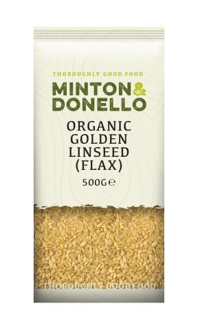 Minton & Donello Organic Golden Linseed Flax (500g)