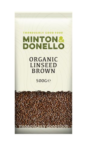 Minton & Donello Organic Linseed Brown (500g)