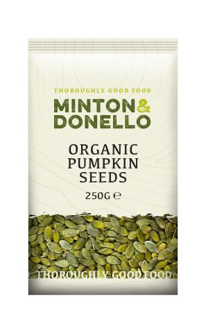 Minton & Donello Organic Pumpkin Seeds (250g)
