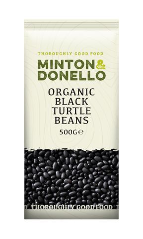Minton & Donello Organic Black Turtle Beans (500g)