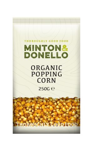 Minton & Donello Organic Popcorn (500g)