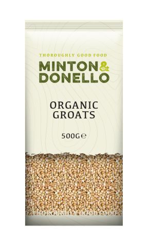 Minton & Donello Organic Groats (500g)