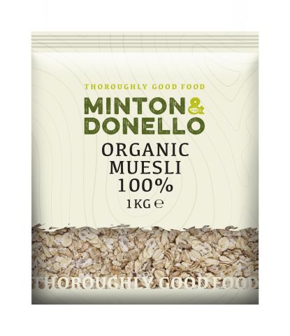 Minton & Donello Organic Muesli 100% Organic (1000g)