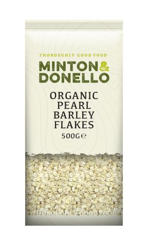Minton & Donello Organic Pearl Barley Flakes (500g)