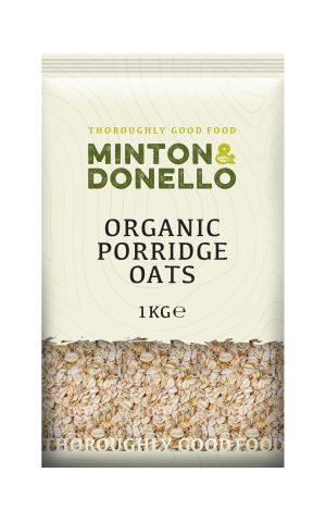 Minton & Donello Organic Porridge Oats (1000g)