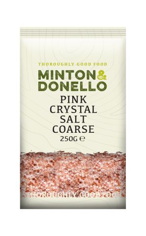 Minton & Donello Pink Crystal Salt Coarse (250g)