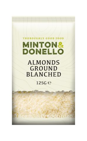 Minton & Donello Almonds Ground Blanched (125g)