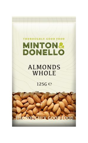 Minton & Donello Almonds Whole (125g)