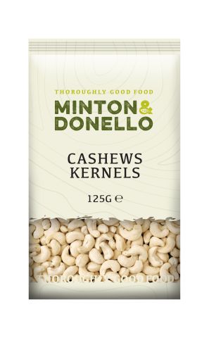 Minton & Donello Cashews Kernels (125g)