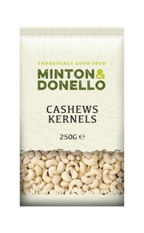 Minton & Donello Cashews Kernels (250g)