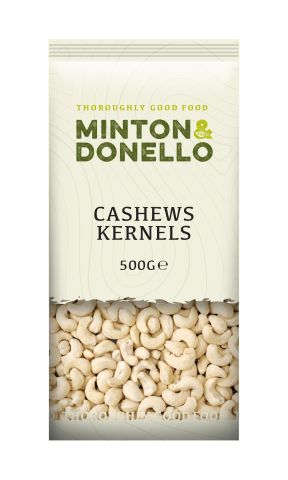 Minton & Donello Cashews Kernels (500g)