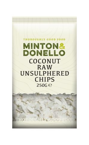 Minton & Donello Coconut Raw Unsulphered Chips (250g)