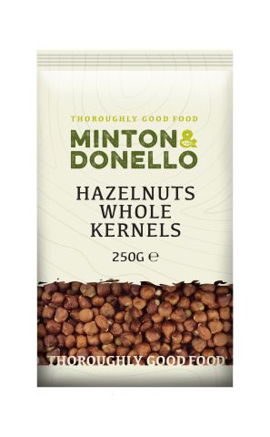 Minton & Donello Hazelnuts Whole Kernels (250g)