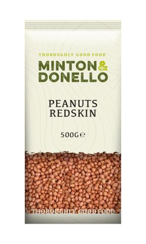 Minton & Donello Redskin Peanuts (500g)