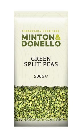 Minton & Donello Green Split Peas (500g)