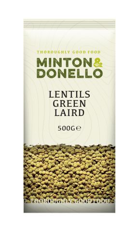 Minton & Donello Lentils Green Laird (500g)