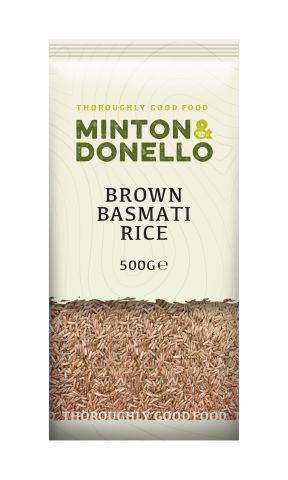 Minton & Donello Brown Basmati Rice (500g)