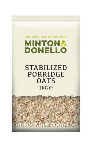 Minton & Donello Stabilized Porridge Oats (1000g)