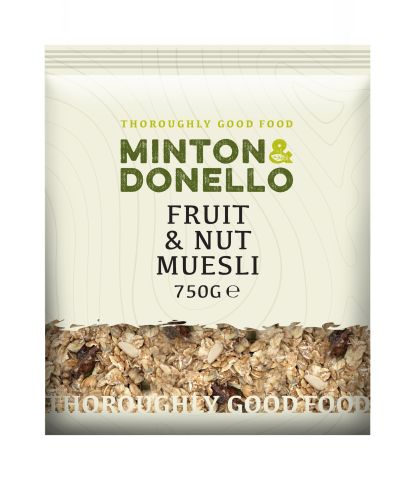 Minton & Donello Fruit & Nut Muesli (750g)