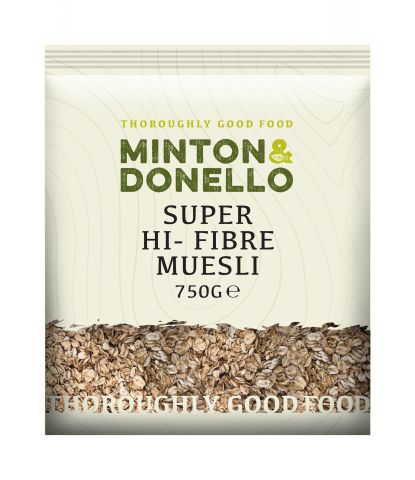 Minton & Donello Super Hi-Fibre Muesli (750g)
