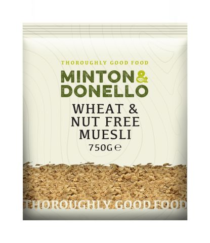 Minton & Donello Wheat & Nut Free Muesli (750g)