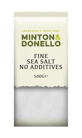 Minton & Donello Fine Sea Salt No Additives (500g)
