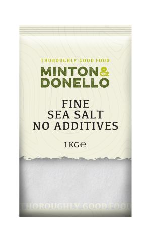 Minton & Donello Fine Sea Salt No Additives (1000g)